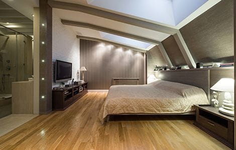 Revêtement chambre moderne : le stratifié