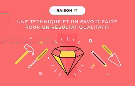 Le savoir-faire d’un artisan garantit un résultat qualitatif du chantier