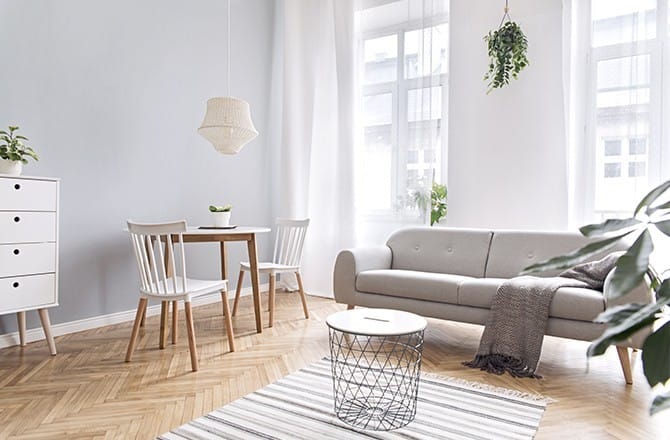 Maison exposée plein sud : le mobilier