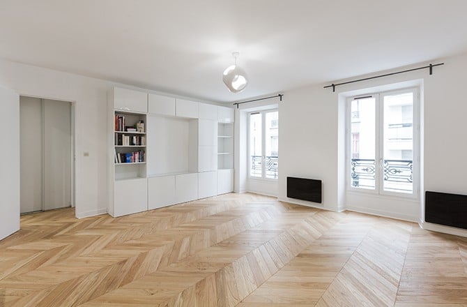 Moderniser un appartement : la peinture blanche