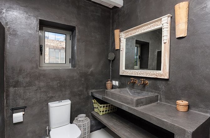 salle de bain en tadelakt