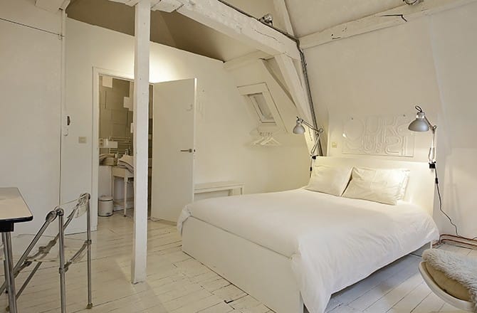 Une chambre d’hôte blanche, comme un cocon...