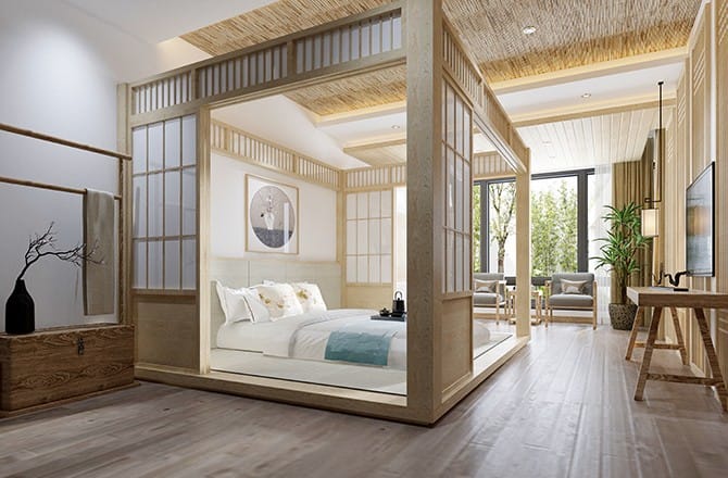 Une chambre d’hôte teintée d’orientalisme...