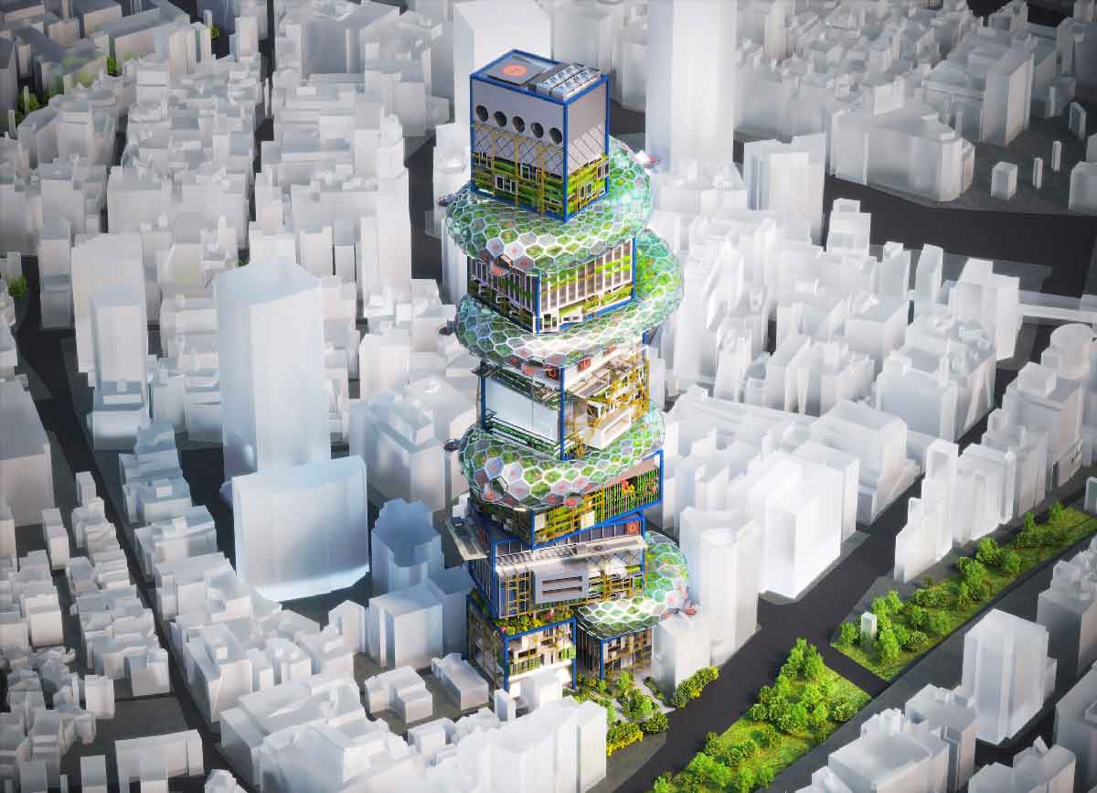 ville verticale a tokyo