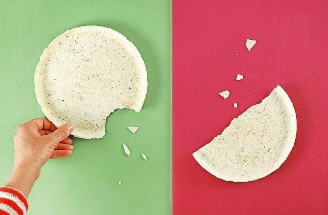 vaisselle comestible