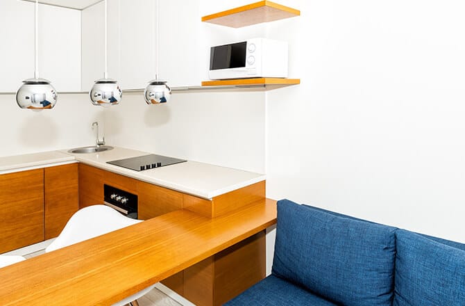 Aménager une petite cuisine : bar