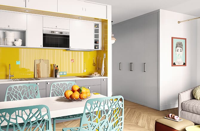 Aménager une petite cuisine : placards