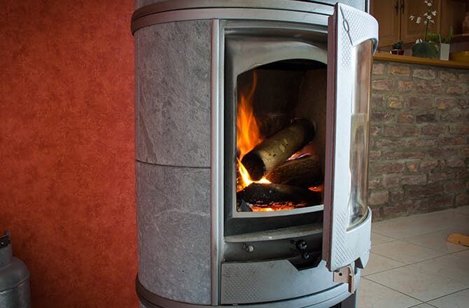 Le poêle en pierre
