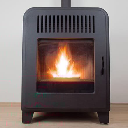 Poêle à granulé mini en fonte