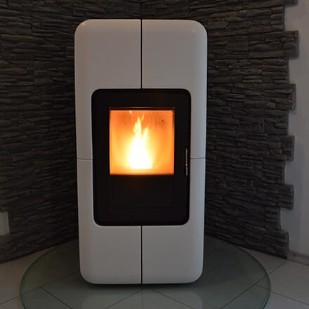 Poêle à granulé en aluminium