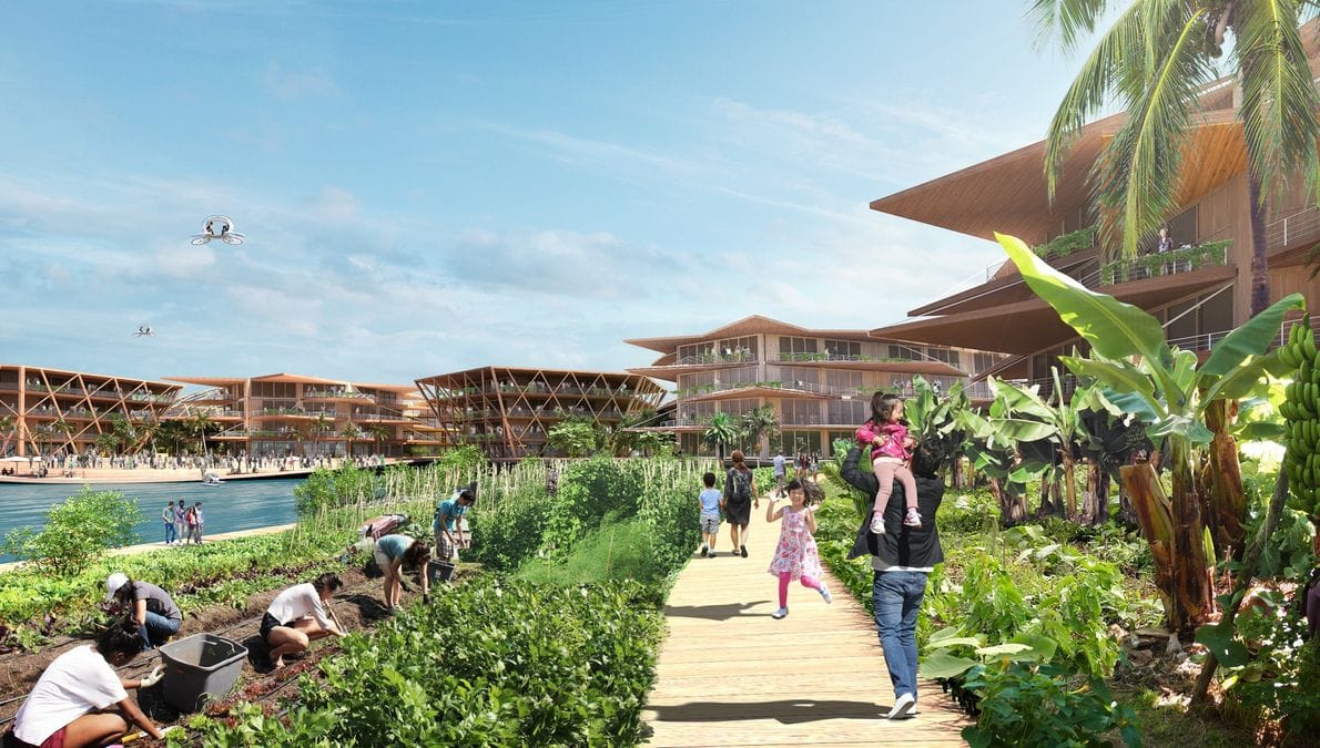 La ville flottante Océanix