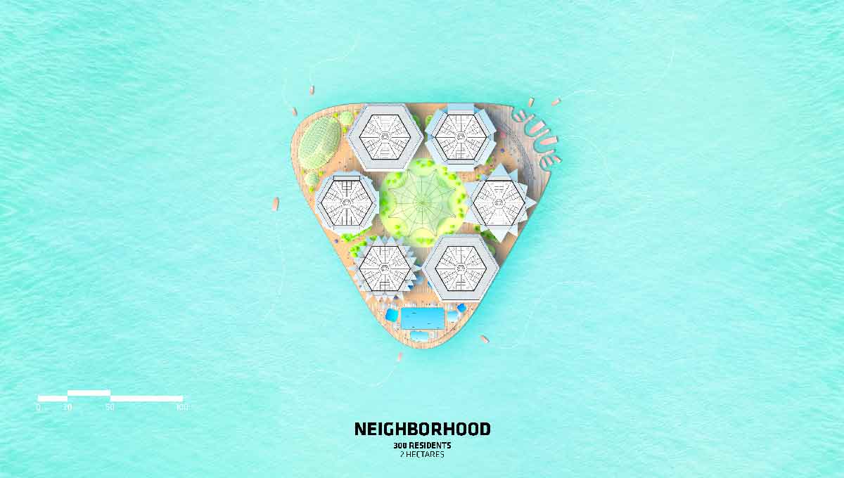 La ville flottante Océanix