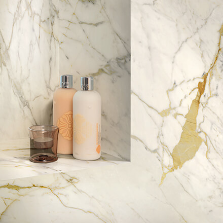 Carrelage imitation marbre