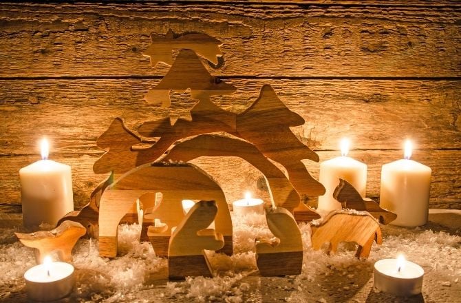 Creche de noel