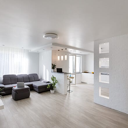 Finition pour plafond brillante