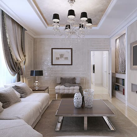 Finition pour plafond stuco