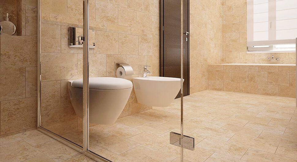 Travertin salle de bain