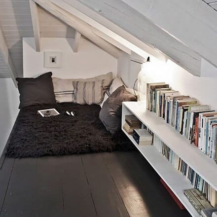 Coin lecture combles