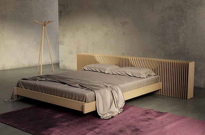 Béton décoration : un mur aux couleurs chaudes