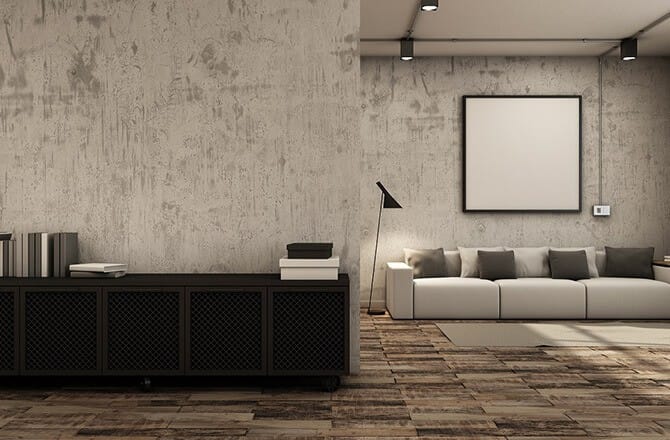 Béton décoration : beige