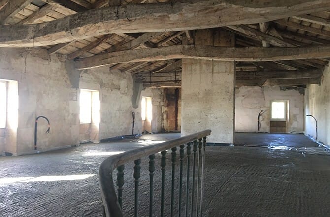 Renforcement d’un plancher bois de combles