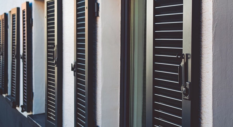 Volet : choix du matériau