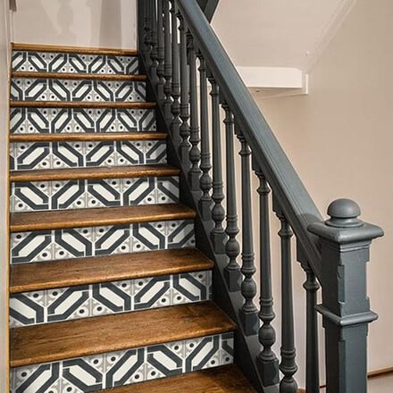 Déco cage d’escalier : contremarche sticker