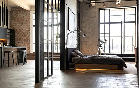 Verrière extérieure en acier