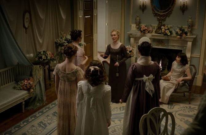 deco bridgerton style regence