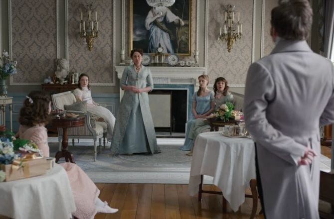 deco bridgerton style regence