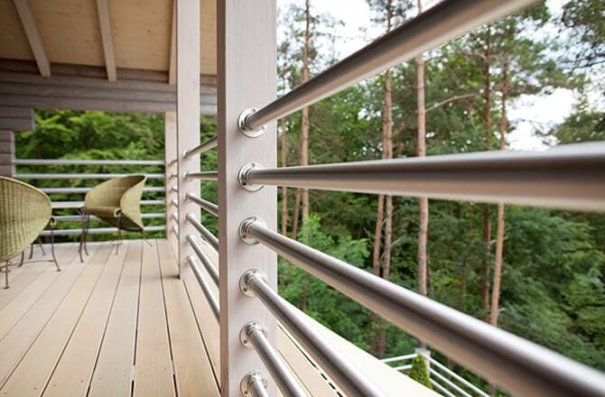 Garde-corps en aluminium