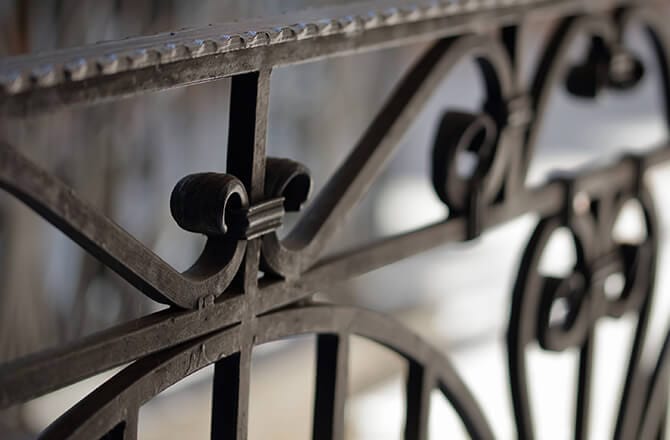 Garde-corps en fer forgé