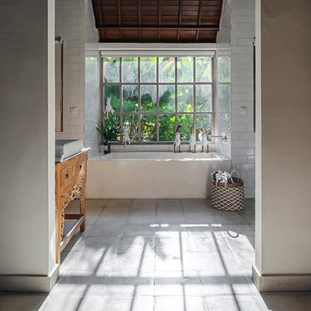 Verrière extérieure salle bain