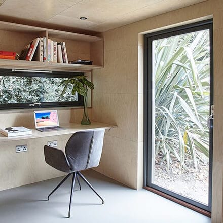 Construire un bureau de jardin maçonné