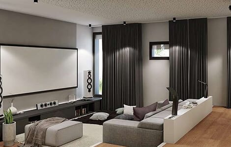 Construire une surélévation pour un home cinema