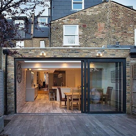 Extension en continuité architecturale