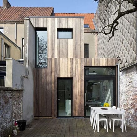 Extension sur le côté bois