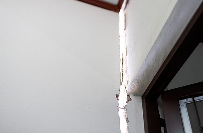 Problème de fondation : désolidarisation des murs