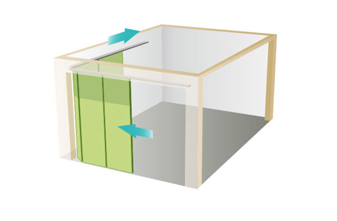 La porte coulissante