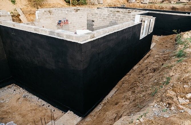 Le soubassement de type sous-sol