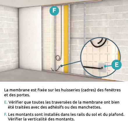 Checklist isolation mur intérieur étape 3
