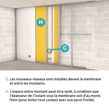 Checklist isolation mur intérieur étape 4