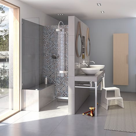 Panneau de construction à carreler wedi