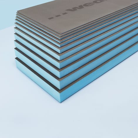 Panneau de construction à carreler wedi