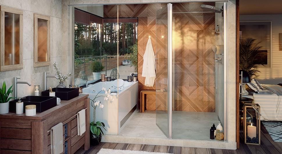 Aménager une salle de bain ouverte