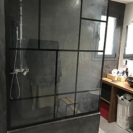 Douche verrière