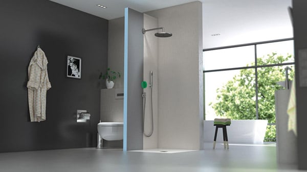 Cloison modulaire wedi avec iBox intégré