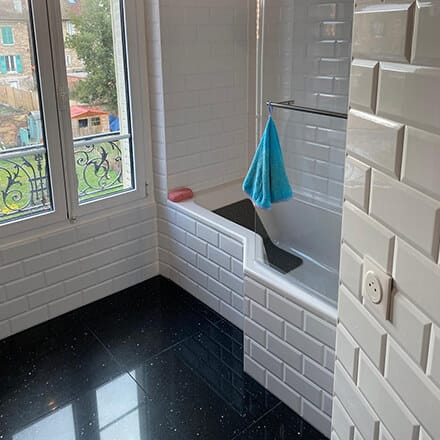 Baignoire asymétrique