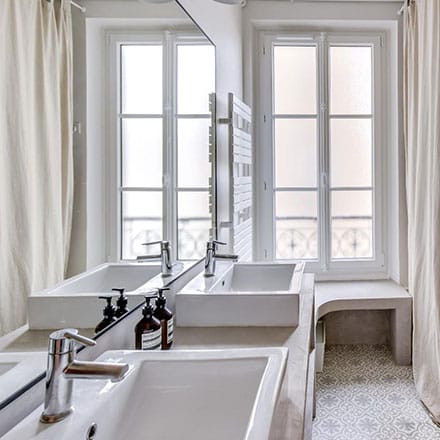 Vasque posée par Jean-Guillaume B., EGB à Paris