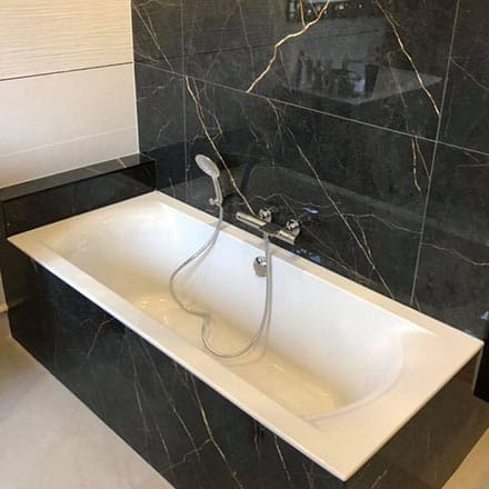 Salle de bain marbre